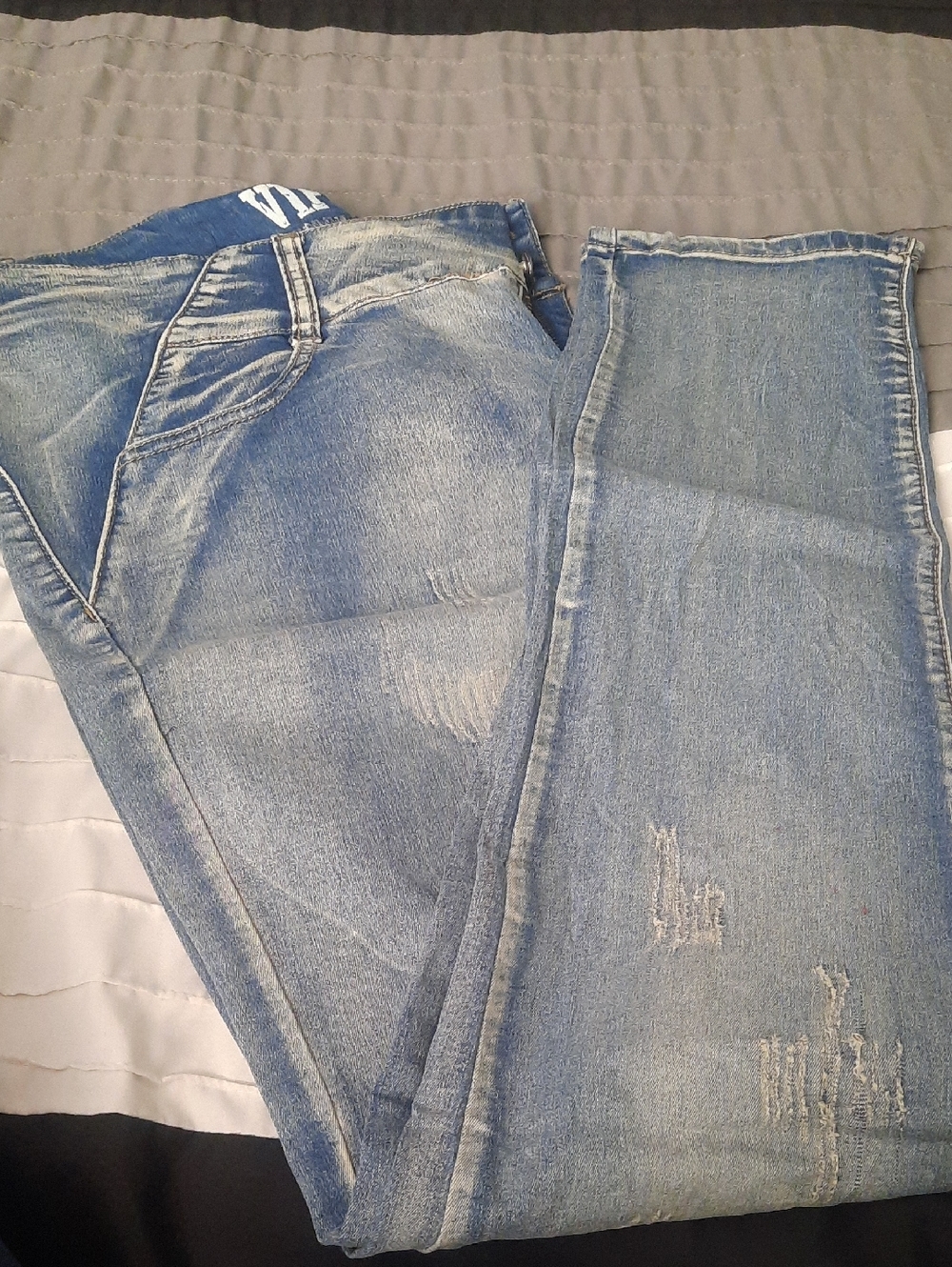 VIP Light Blue Straight Leg Women's Jeans